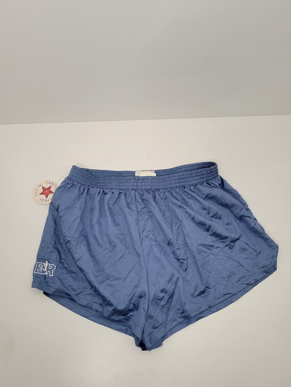 Vtg Bill Rodgers Blue Running Shorts Built-in Lining Women Sz Small NOS USA Made